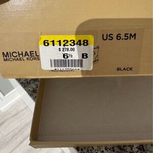 Michael Kors Black Shoe Box